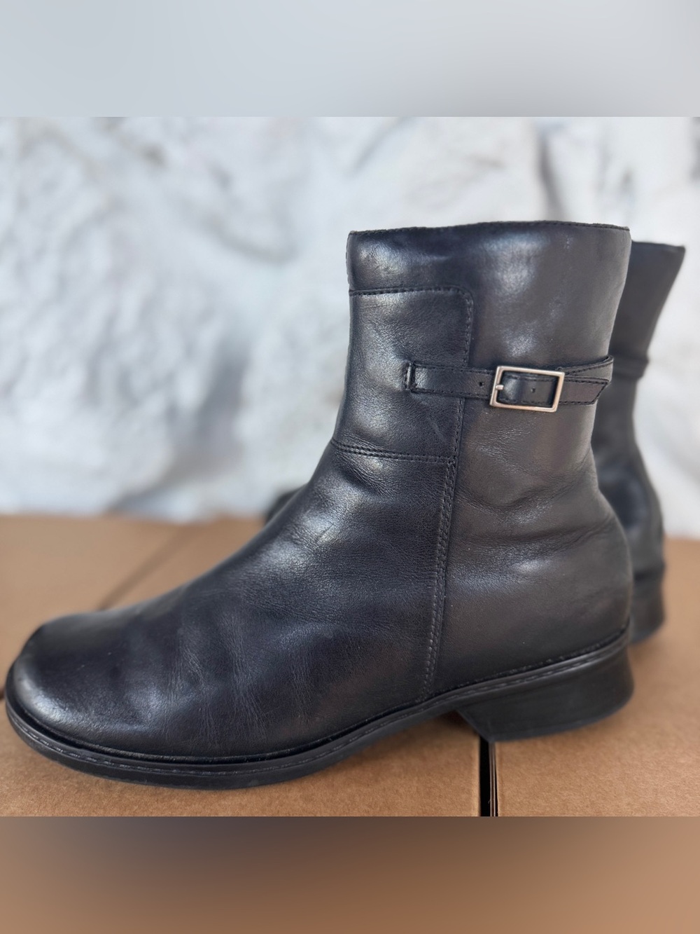 Clarks Black Booties